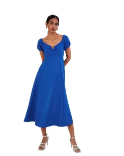 Monsoon Katie Ring Detail Bardot Dress -MONSON Clothing Shop jr695 54084932 1