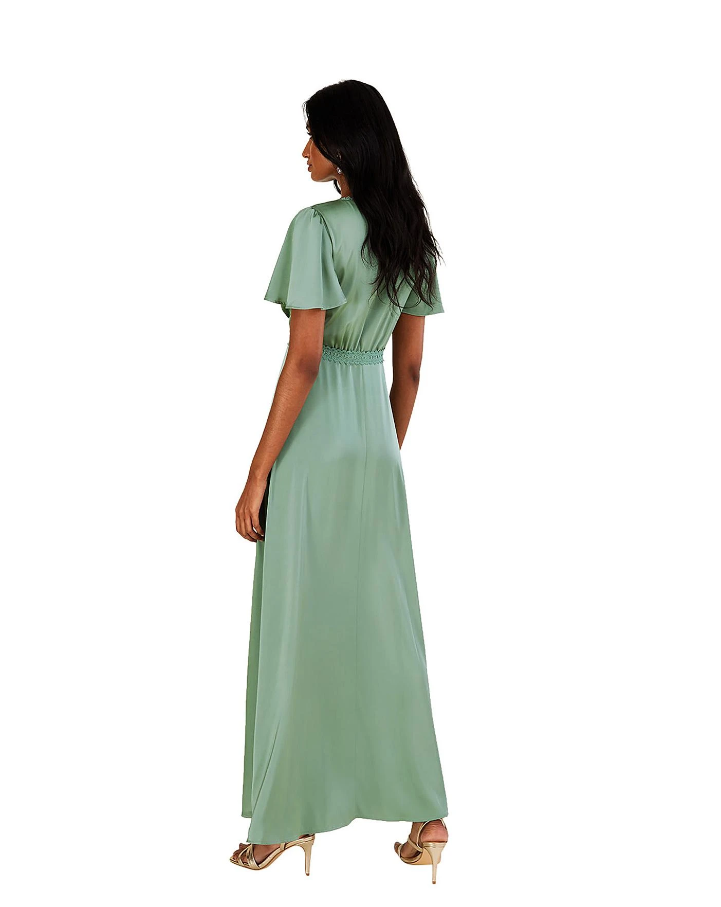 Monsoon Ivy Satin Maxi Dress 5 Monsoon Ivy Satin Maxi Dress - Image 5