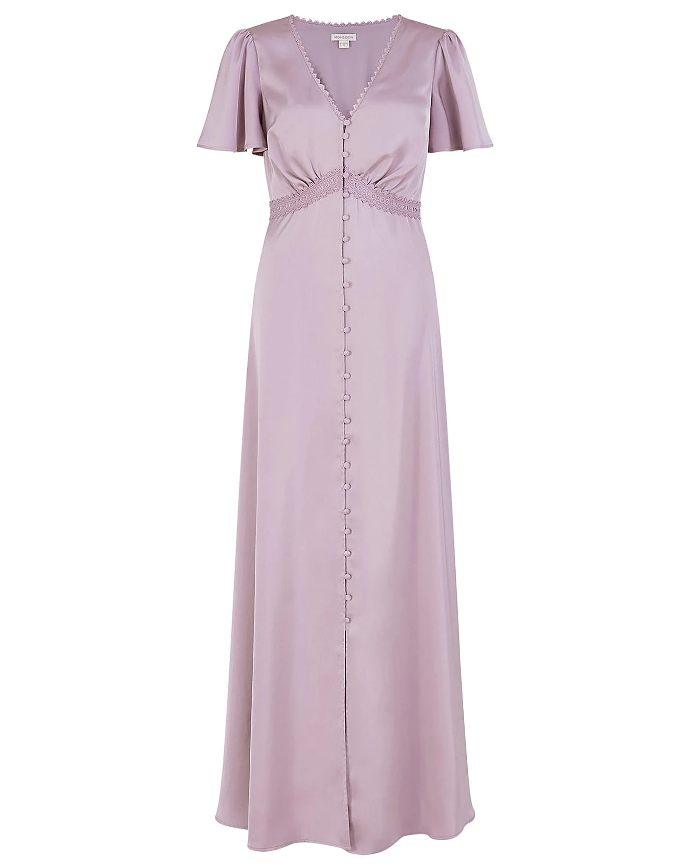 Monsoon Ivy Satin Maxi Dress 2 Monsoon Ivy Satin Maxi Dress - Image 2