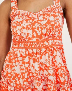 Monsoon Myra Hanky Hem Dress| Orange 7 Monsoon Myra Hanky Hem Dress| Orange -MONSON Clothing Shop ru424 54279415 4