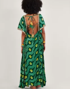 Monsoon Bandhani Tie Dye Dress| Green 6 Monsoon Bandhani Tie Dye Dress| Green -MONSON Clothing Shop uj278 54281707 2