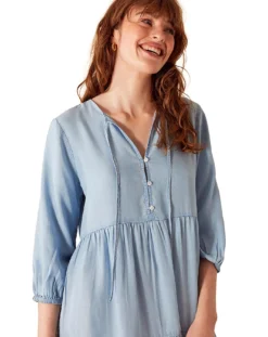 Accessorize Chambray Midi Dress| Blue -MONSON Clothing Shop uo812 49722940 4