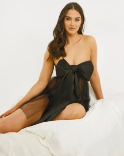 Ann Summers All Wrapped Up Dress| Black