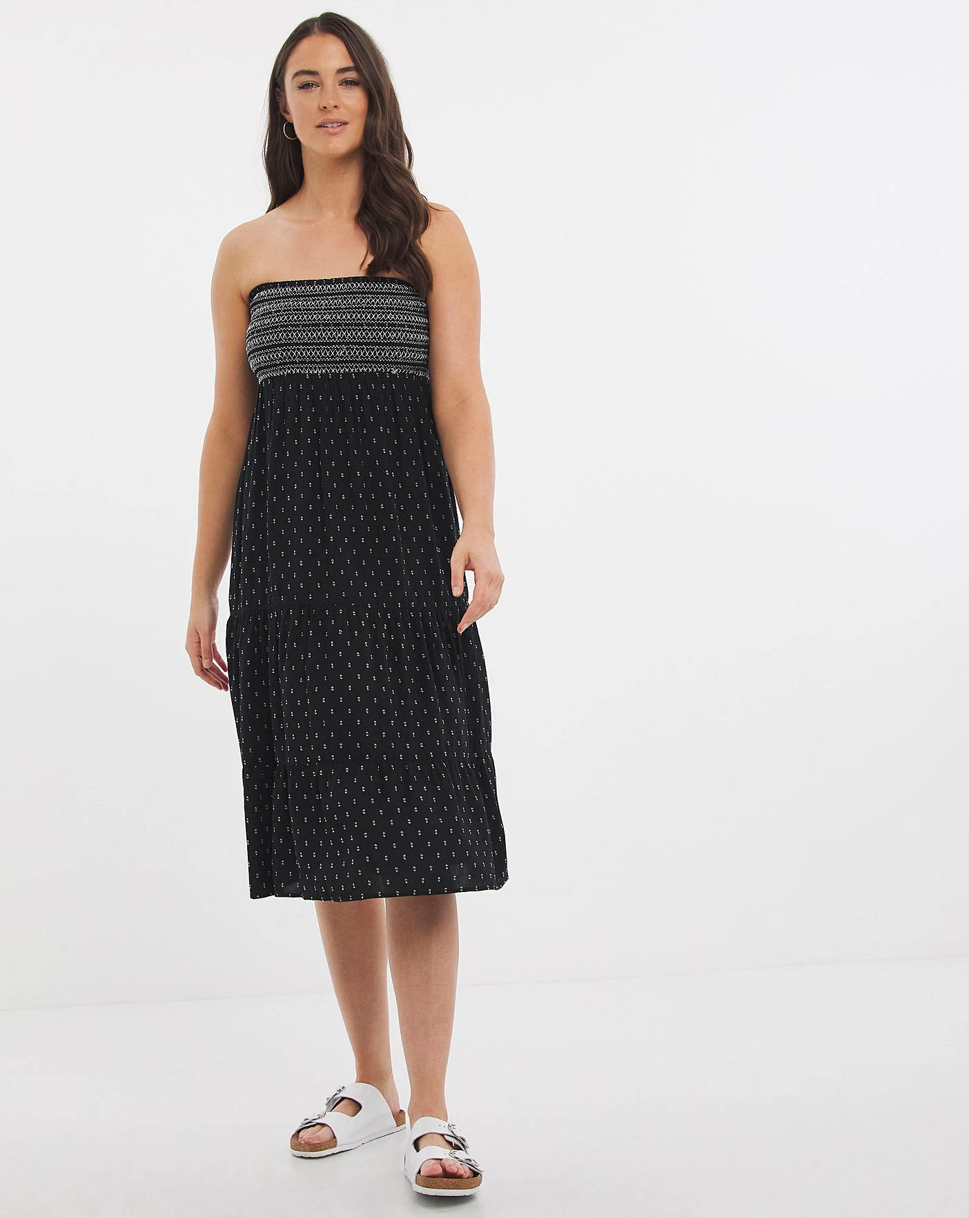 Bandeau Beach Dress| Black 2 Bandeau Beach Dress| Black - Image 2