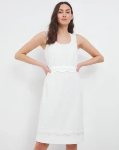 Joanna Hope Scallop Dress & Jacket| Ivory -MONSON Clothing Shop w01wi170732w