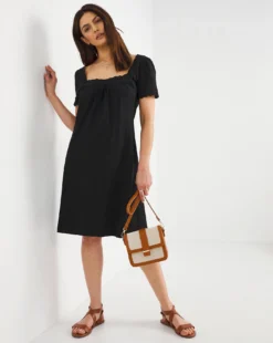 Square Neck Lace Dress| Black 5 Square Neck Lace Dress| Black -MONSON Clothing Shop w07wg168766w