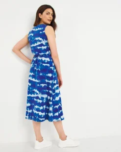 Julipa Tie Waist Jersey Dress| Tie Dye -MONSON Clothing Shop w07wg270728w