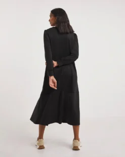 New Improved Tiered Ponte Dress| Black 7 New Improved Tiered Ponte Dress| Black -MONSON Clothing Shop x01fh999758w