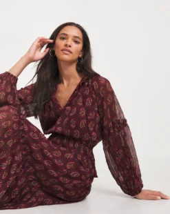 Joe Browns Perfect Paisley Dress| Red -MONSON Clothing Shop x01gv776742w