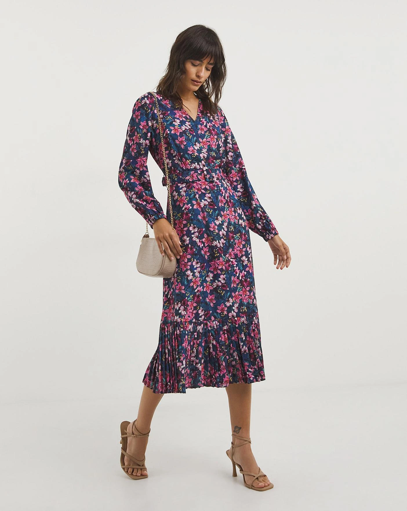 Raishma Studio Dress| Blue Multi-coloured 2 Raishma Studio Dress| Blue Multi-coloured - Image 2