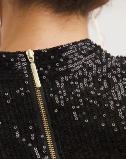 Closet London Sequin Kimono Pencil Dress| Black -MONSON Clothing Shop x01ie974748w