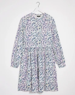 Pretty Secrets Leopard Print Lounge Sweat Dress| Leopard -MONSON Clothing Shop x01iv463742s