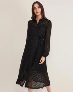 Phase Eight Leila Lace Dress| Black