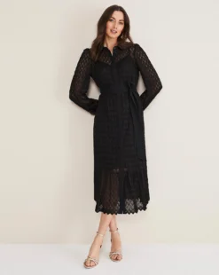 Phase Eight Leila Lace Dress| Black 8 Phase Eight Leila Lace Dress| Black -MONSON Clothing Shop x01km642502s