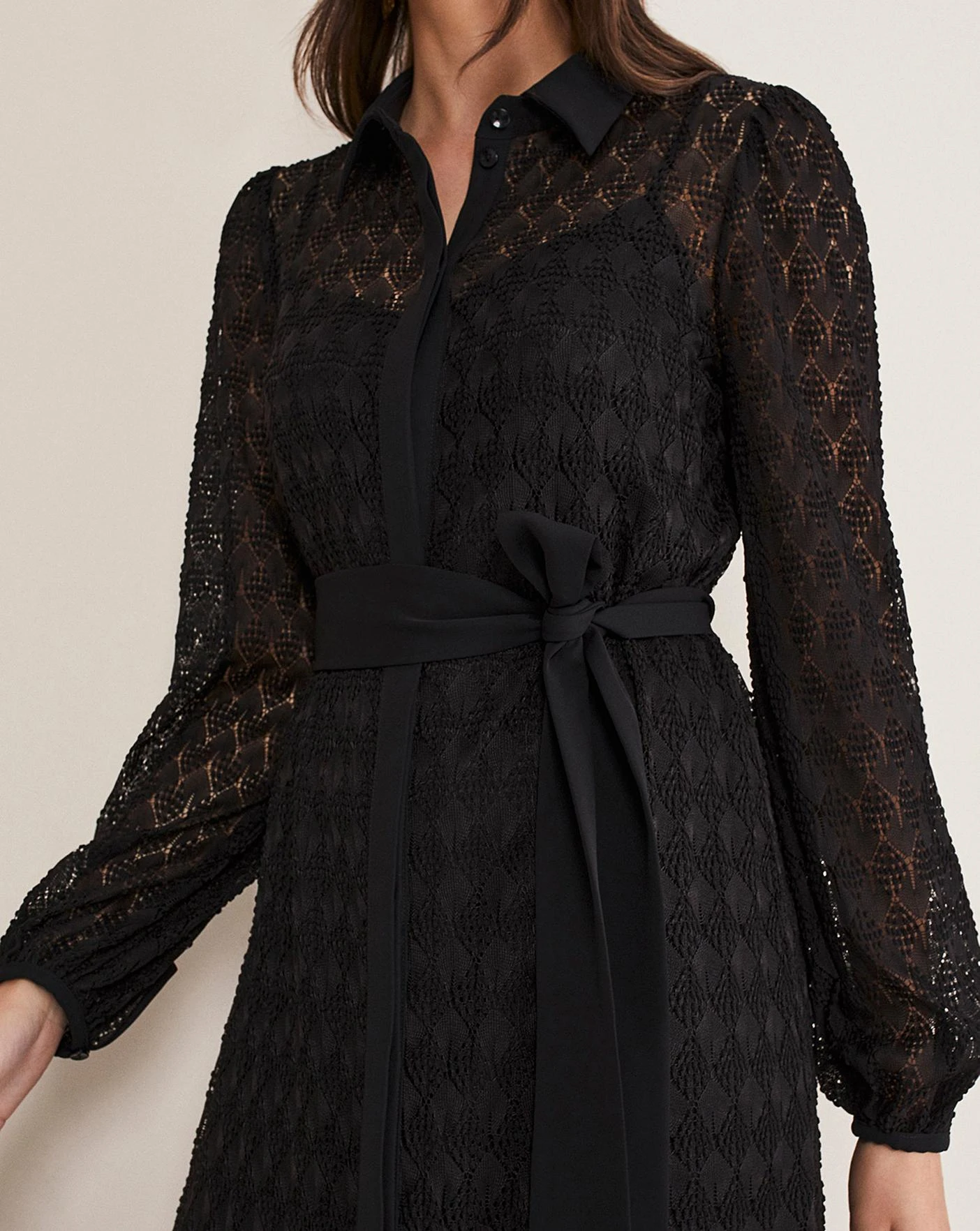 Phase Eight Leila Lace Dress| Black 6 Phase Eight Leila Lace Dress| Black - Image 6