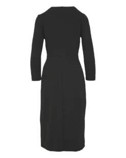 Marilyn Square Neck Scuba Crepe Dress| Black -MONSON Clothing Shop x01ol077718s