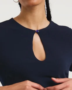 Joanna Hope Navy Luxe Jersey Midi Dress| Navy -MONSON Clothing Shop x01ow313731w