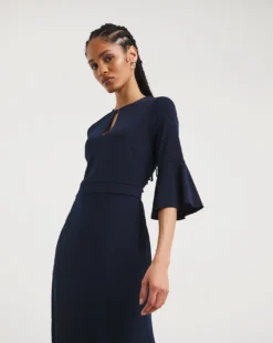 Joanna Hope Navy Luxe Jersey Midi Dress| Navy -MONSON Clothing Shop x01ow313733w