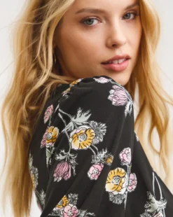 Soft Touch Jersey Empire Tea Dress| Multi Coloured Floral 7 Soft Touch Jersey Empire Tea Dress| Multi Coloured Floral -MONSON Clothing Shop x01rn144741w