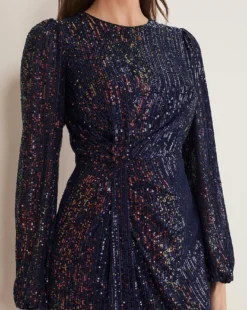 Phase Eight Oriane Sequin Short Dress| Multi -MONSON Clothing Shop x01uv756505s