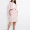 Joanna Hope Tailored Shift Dress| SOFT BLUSH