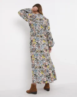 Julipa Midi Shirt Dress| Floral Multi-coloured -MONSON Clothing Shop x07wg966737s