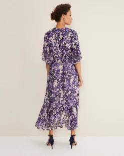 Phase Eight Juliette Floral Fil Coupe Wrap Dress| Multi -MONSON Clothing Shop y01bo673570s