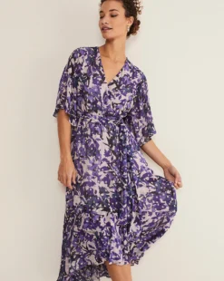 Phase Eight Juliette Floral Fil Coupe Wrap Dress| Multi -MONSON Clothing Shop y01bo673571s