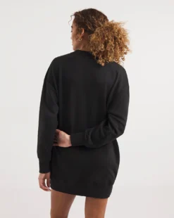 Champion Sweatshirt Dress| Black -MONSON Clothing Shop y01cp891737w