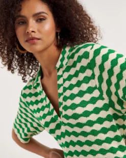 Ro&Zo Green Geo Knit Midi Dress| Green 7 Ro&Zo Green Geo Knit Midi Dress| Green -MONSON Clothing Shop y01cz133741w