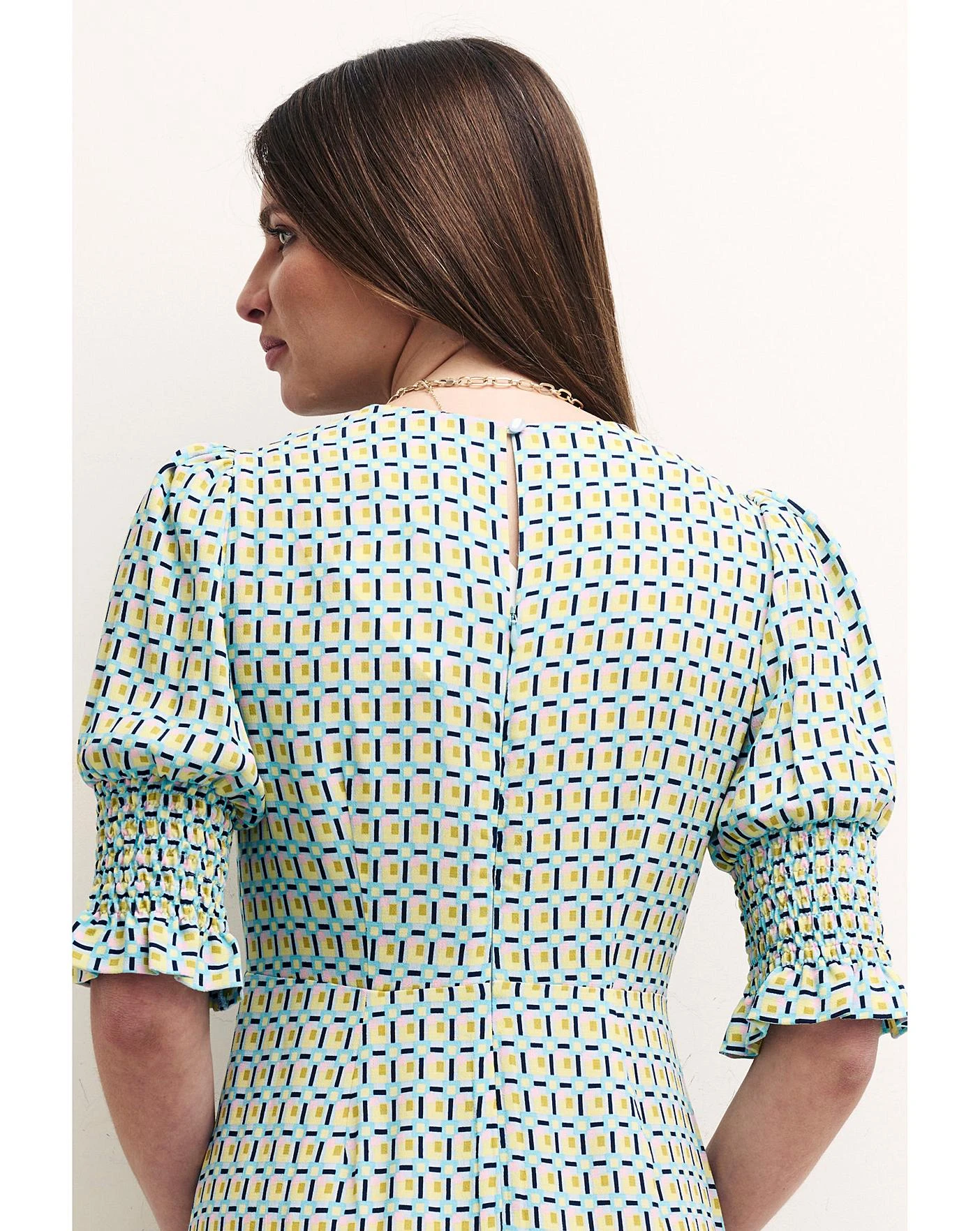 Nobody's Child Geo Luna Dress| Green 4 Nobody's Child Geo Luna Dress| Green - Image 4