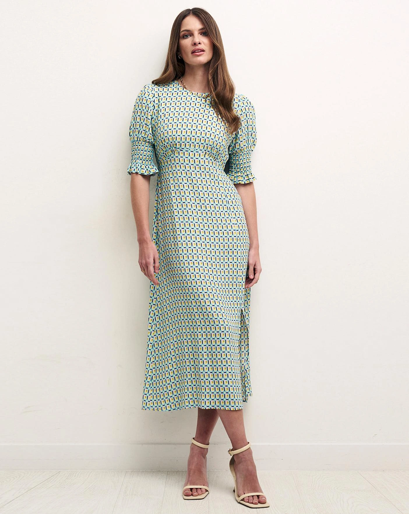 Nobody's Child Geo Luna Dress| Green 2 Nobody's Child Geo Luna Dress| Green - Image 2