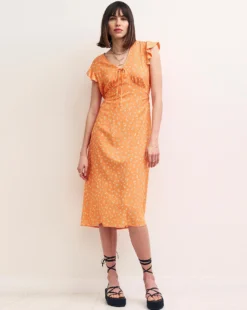 Nobody's Child Lily Ditsy Dress| Orange