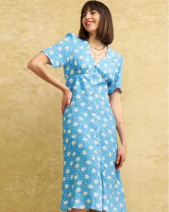 Nobody's Child Alexa Solar Midi Dress| Blue -MONSON Clothing Shop y01hp786573s