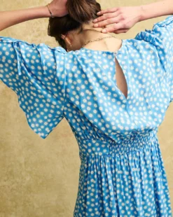 Nobody's Child Elka Ditsy Angel Dress| Blue 10 Nobody's Child Elka Ditsy Angel Dress| Blue -MONSON Clothing Shop y01hp787574s