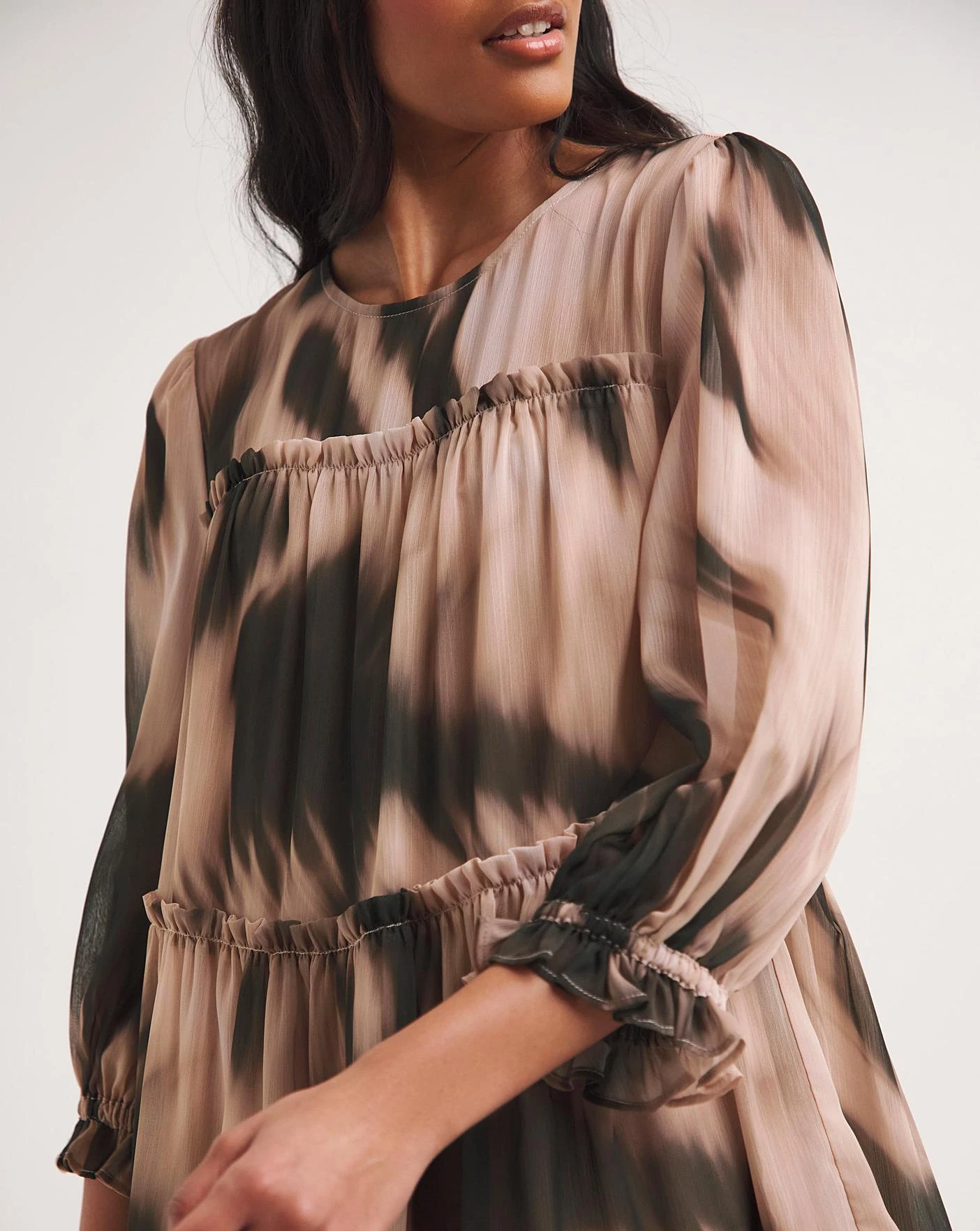 Joanna Hope Tiered Swing Dress 2 Joanna Hope Tiered Swing Dress - Image 2