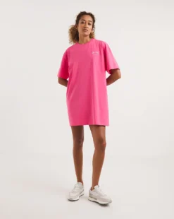 Pink Soda T-Dress| Pink