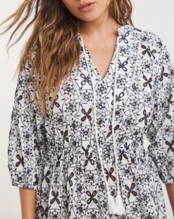 Joanna Hope Beach Dress| White -MONSON Clothing Shop y01qs373720w