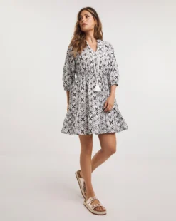 Joanna Hope Beach Dress| White