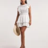 Hawaii Cotton Beach Dress| White