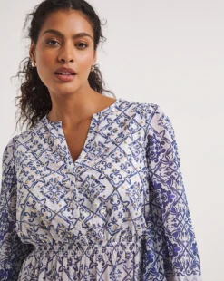 Joanna Hope Maxi Beach Dress| Tile Print -MONSON Clothing Shop y01qs974748w