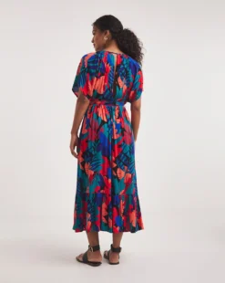 JD Williams Maxi Beach Dress| Tropical Print -MONSON Clothing Shop y01qt033726w