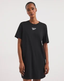Reebok T-Shirt Dress| Black -MONSON Clothing Shop y01ra432727w
