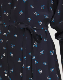 French Connection Cecilia Delphine Shirt Dress| Blue -MONSON Clothing Shop y01ux397743w