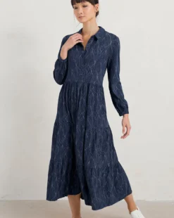 Seasalt Windflower Dress| Navy Multi -MONSON Clothing Shop y01ux511502s
