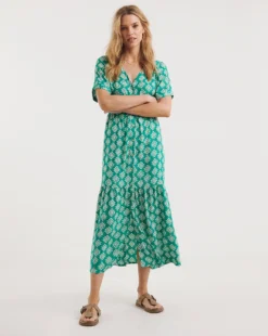 Easy Button Through Dress