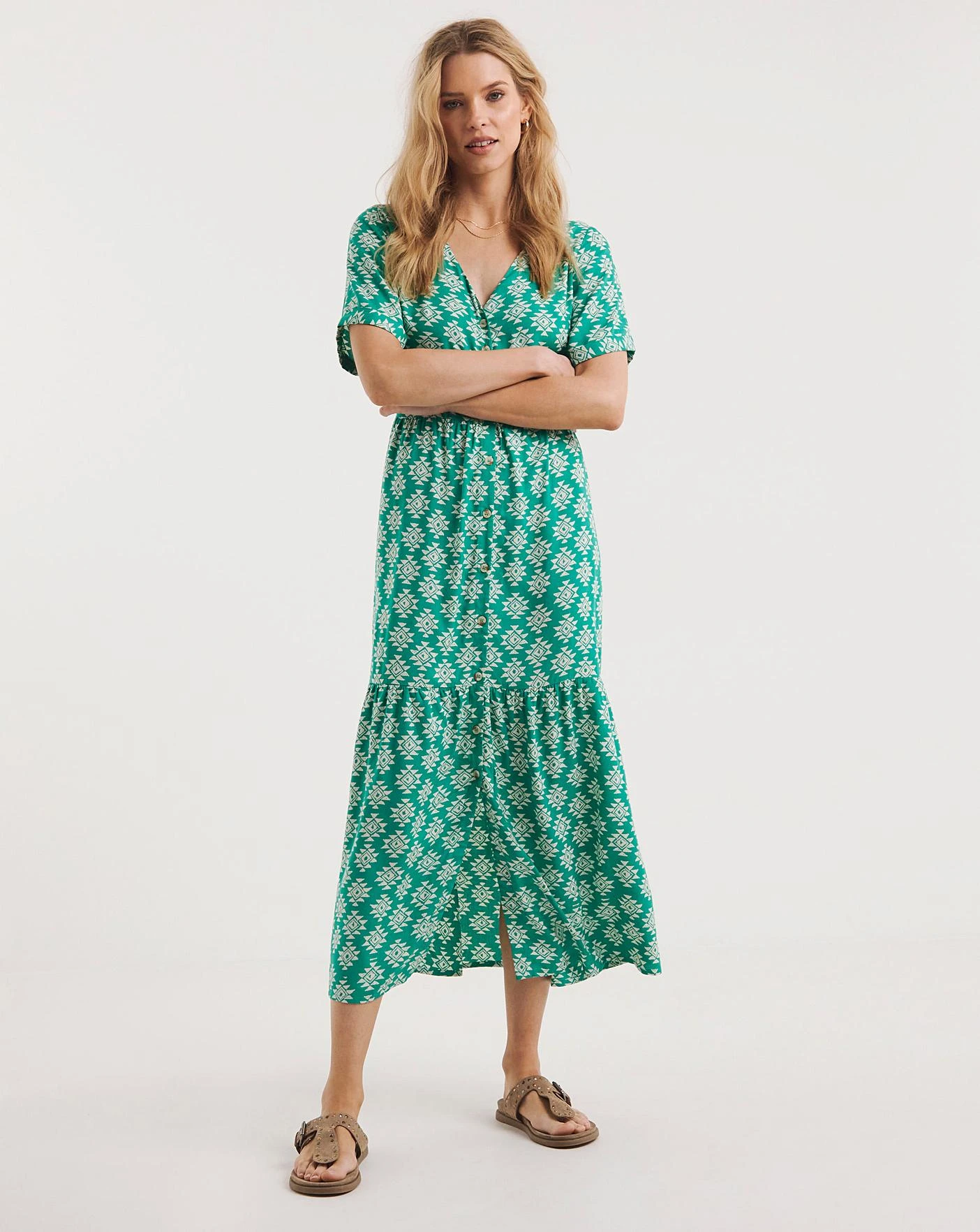 Easy Button Through Dress 1 Easy Button Through Dress