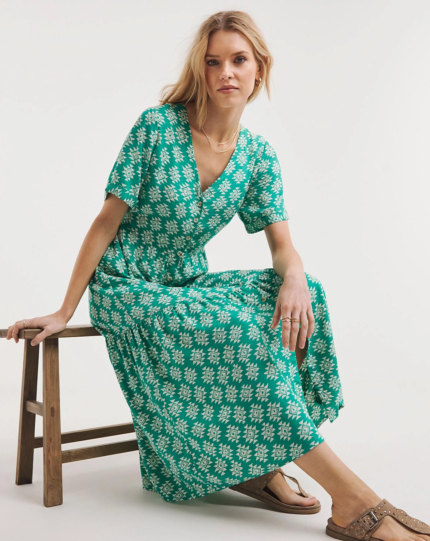 Easy Button Through Dress 4 Easy Button Through Dress - Image 4