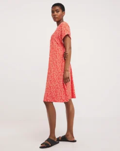 Great Value Soft Touch Swing Dress| Red Print 6 Great Value Soft Touch Swing Dress| Red Print -MONSON Clothing Shop y01wm501749w