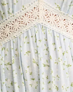 Nobody's Child Stephe Monika Ditsy Print Sun Dress| Blue -MONSON Clothing Shop y01xt838501c